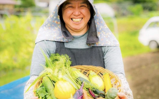 契約農家直送の新鮮な野菜を使用